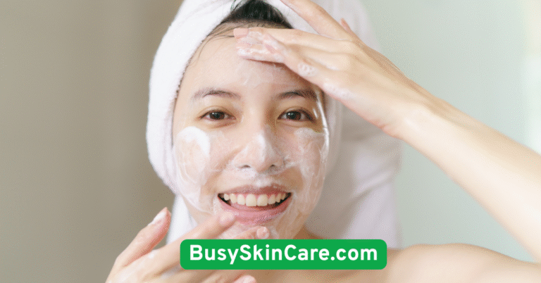 Start with a Gentle Cleanser