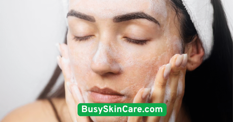 Start with a Gentle Cleanser