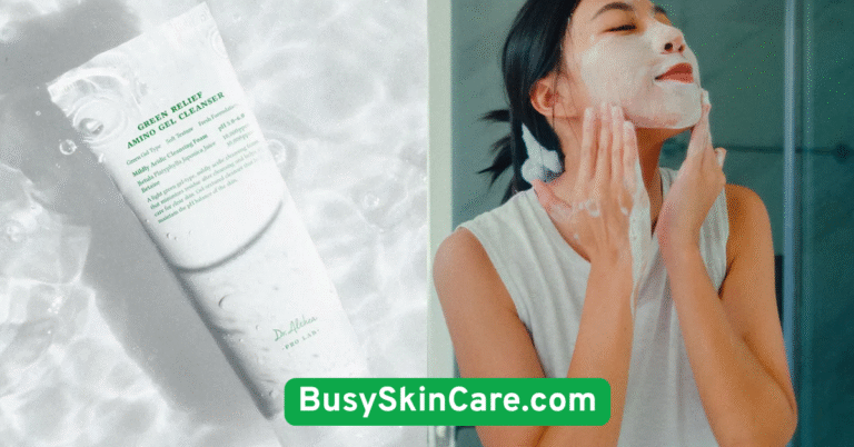 Start with a Gentle Cleanser