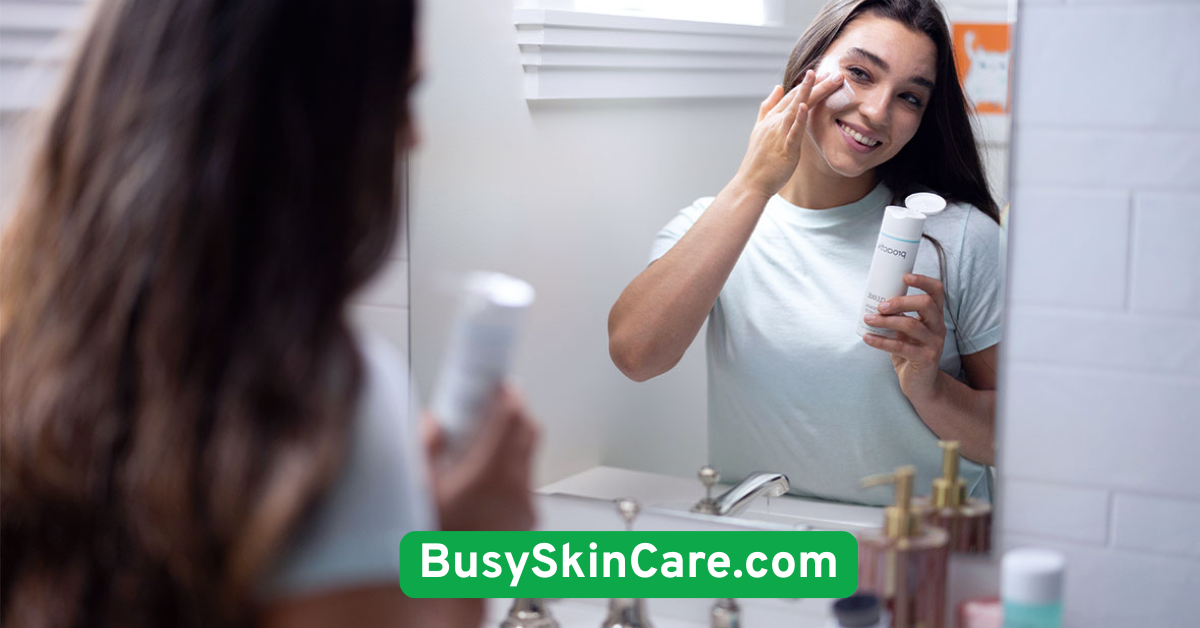 Use a 2-in-1 Cleanser and Toner