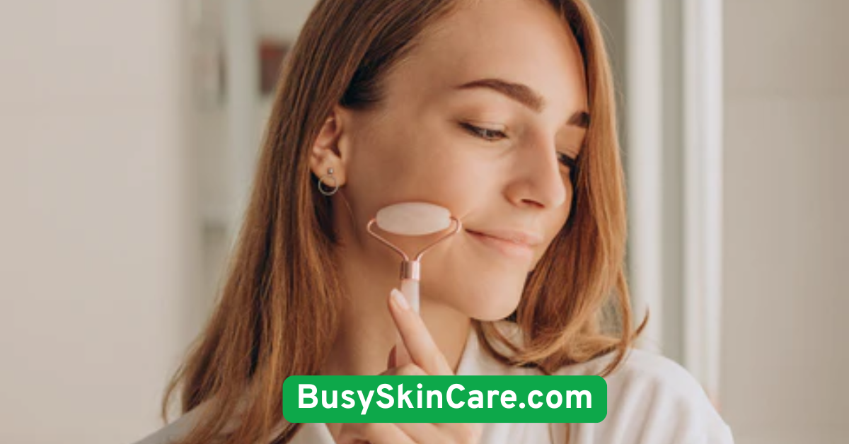 Use a Jade Roller or Gua Sha for Quick Massage
