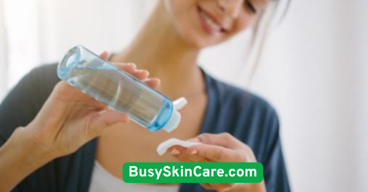 Use Micellar Water on Busy Mornings