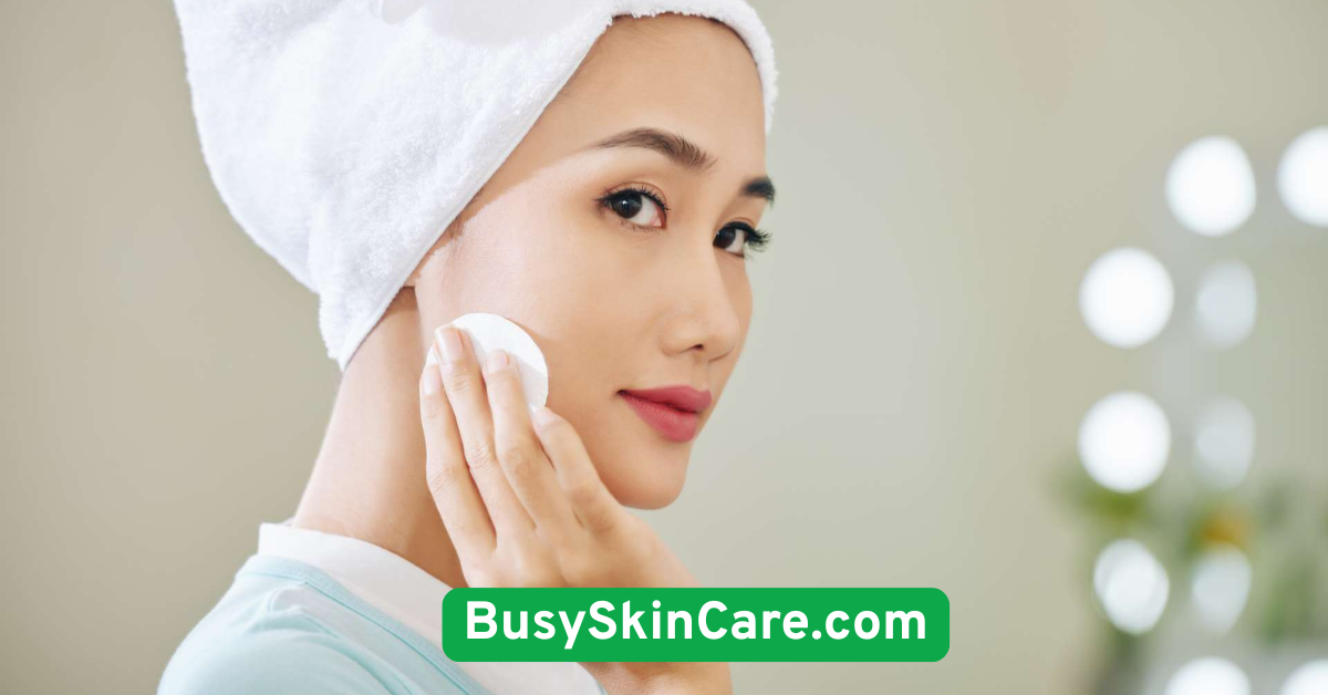 Apply Toner to Balance pH